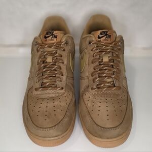 Nike Air Force 1 '07 Low Wheat Tan Gum Sole Men’s Size 8 CJ9179-200